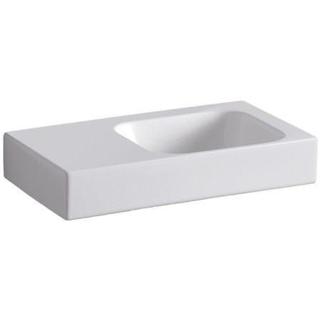 Geberit iCon Handwaschbecken 53 cm mit Ablagefläche links