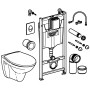 GROHE Solido Compact 4 in 1-Set mit Keramik, Bauhöhe 113 cm