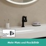 hansgrohe Tecturis S Einhebel-Waschtischarmatur 150 Fine CoolStart wassersparend+ mit Push-Open Ablaufgarnitur