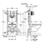 GROHE Solido Compact 4 in 1-Set mit Keramik, Bauhöhe 113 cm