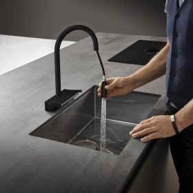 hansgrohe Aquno Select M81 Einhebel-Küchenmischer 170, Ausziehbrause, 3jet, sBox