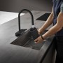hansgrohe Aquno Select M81 Einhebel-Küchenmischer 170, Ausziehbrause, 3jet, sBox