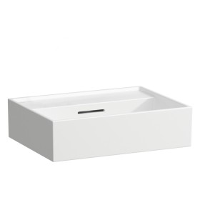 LAUFEN Kartell Handwaschbecken 45 x 34 cm, ohne Hahnloch, mit Überlauf