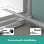 hansgrohe RainDrain Compact Komplettset Duschrinne 80 cm für Standardinstallation
