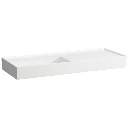 LAUFEN Kartell Waschtisch 120 x 46 cm, mit Ablage rechts, ohne Hahnloch