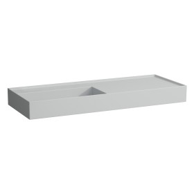 LAUFEN Kartell Waschtisch 120 x 46 cm, mit Ablage rechts, ohne Hahnloch