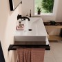 hansgrohe Xanuia Q Aufsatzwaschtisch geschliffen 800/480 ohne Hahnloch mit Überlauf