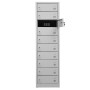 Wolfstahl Schliessfachschrank Laptopschrank Stahl 10 Schliessfächer Zylinderschloss 50 x 50 x 180 cm