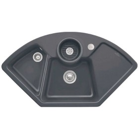 Villeroy & Boch Solo Eck-Einbauspüle, Ablaufgarnitur mit Excenterbetätigung