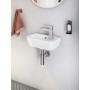 VitrA Integra Waschtisch Compact 37 cm, mit Überlaufloch, mit 1 Hahnloch rechts