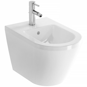 VitrA Integra Wand-Bidet mit Überlaufloch, 1 Hahnloch mittig, ohne seitliche Löcher
