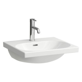 LAUFEN LUA Waschtisch 50 x 46 cm mit Hahnloch, mit Überlauf