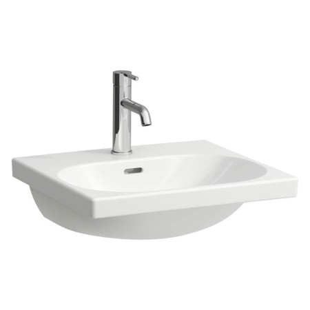LAUFEN LUA Waschtisch 50 x 46 cm mit Hahnloch, mit Überlauf