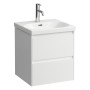 LAUFEN LUA Waschtisch 50 x 46 cm mit Hahnloch, mit Überlauf