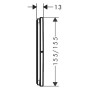 hansgrohe ShowerSelect Comfort E Ventil Unterputz für 3 Verbraucher
