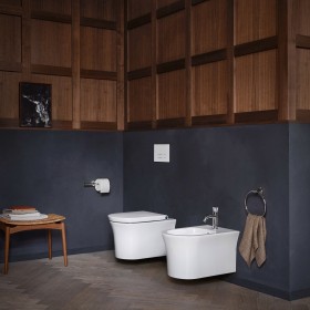 Duravit White Tulip Bidet mural