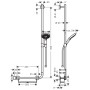 hansgrohe Raindance Select S 120 Unica Comfort Brauseset 110 cm R