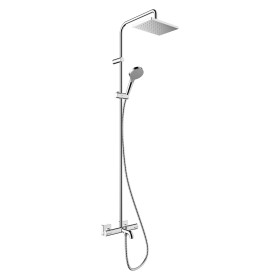 hansgrohe Vernis Shape Duschsystem 230 1 jet mit Wannenthermostat