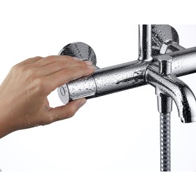 hansgrohe Vernis Shape Duschsystem 230 1 jet mit Wannenthermostat