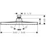 hansgrohe Crometta E Duschkopf 240 1 Strahlart