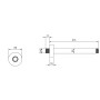 Villeroy & Boch Universal Showers Regenbrausearm rund