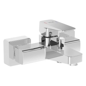 VitrA Root Square Einhebel-Wannenfüll- und Brausearmatur für Aufputz