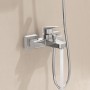 VitrA Root Square Einhebel-Wannenfüll- und Brausearmatur für Aufputz