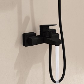 VitrA Root Square Einhebel-Wannenfüll- und Brausearmatur für Aufputz