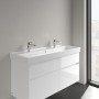 Villeroy & Boch Collaro Schrankwaschtisch 120 cm mit Überlauf, 2 Hahnlöcher