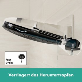 hansgrohe Pulsify Showerpipe 260 1 Strahlart EcoSmart, mit Shower Tablet Select 400