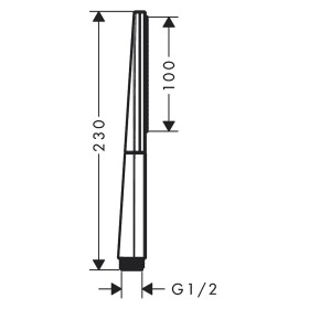 hansgrohe Rainfinity Douchette à main en barre 100 1jet