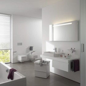 Vasque à poser compacte LAUFEN PRO S 60 cm avec trou de robinet et trop-plein