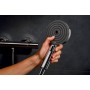 hansgrohe Pulsify Select S Brausesystem 105 3 Strahlarten Relaxation wassersparend, mit Ecostat Fine und Duschstange 65 cm