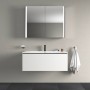Duravit Viu Möbelwaschtisch 103 cm mit 1 Hahnloch, mit Überlauf