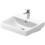 Duravit No. 1 Möbelwaschtisch 55 cm, mit 1 Hahnloch und Überlauf
