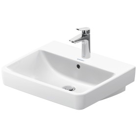 Lavabo da mobile Duravit No. 1 55 cm, con 1 foro per rubinetto e troppo pieno
