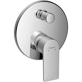hansgrohe Rebris E Einhebel-Wannenarmatur Unterputz mit integrierter Sicherungskombination für iBox universal