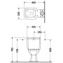 Duravit 1930 Stand-WC-Kombination Tiefspüler