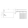 LAUFEN PRO Marbond Duschwanne 150 x 70 x 4,2 cm