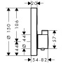 hansgrohe ShowerSelect S Thermostat Unterputz für 1 Verbraucher