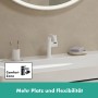 hansgrohe Tecturis S Einhebel-Waschtischarmatur 110 Fine CoolStart wassersparend+ mit Push-Open Ablaufgarnitur
