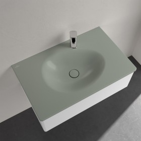 Villeroy & Boch Antao Schrankwaschtisch 80 x 50 cm, ohne Überlauf, mit 1 Hahnloch