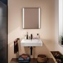 hansgrohe Xanuia Q Waschtisch 600/480 mit Hahnloch und Überlauf, SmartClean
