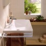 hansgrohe Xanuia Q Waschtisch 600/480 mit Hahnloch und Überlauf, SmartClean