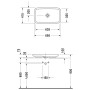 Duravit PuraVida Aufsatzbecken 70 cm