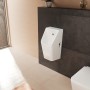 hansgrohe EluPura Original Q Urinal 600/300 mit Zulauf von hinten und Ablauf nach unten/hinten spülrandlos