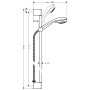 hansgrohe Crometta 85 Multi Unica Crometta Set 90 cm DN15