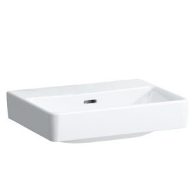 LAUFEN PRO S Aufsatzhandwaschbecken 45 cm ohne Hahnloch mit Überlauf