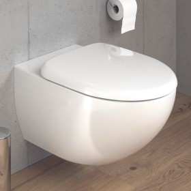 Duravit Architec Wand-WC 57,5 cm, Tiefspüler, Durafix inklusive
