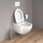 Duravit Architec Wand-WC 57,5 cm, Tiefspüler, Durafix inklusive